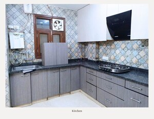Kitchen in 3 BHK Builder Floor at Safdarjung Enclave – for Rent