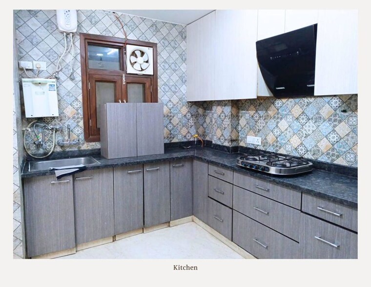 Kitchen, safdarjung enclave 3 Bedroom 2000 Sq.Ft. Builder Floor In Safdarjung Enclave Delhi 10779693