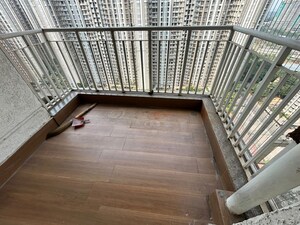 Balcony in 2 BHK Apartment at Lodha Amara, Kolshet Road – for Rent