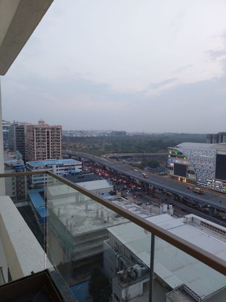 Balcony, trendset-jayabheri-elevate 3 Bedroom 1855 Sq.Ft. Apartment In Madhapur Hyderabad 10779714