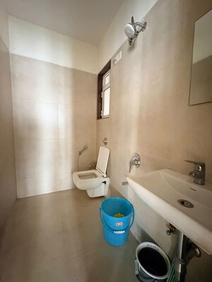 Bathroom in 1 BHK Apartment at Puranik Rumah Bali, Ghodbunder Road – for Rent
