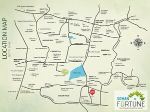 2 BHK Apartment – Map Location View at Halasahalli - for Sale