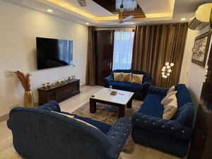 Living Room in 3 BHK Independent House at Freedom Fighters Enclave – for Rent