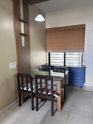 Staircase in 2 BHK Apartment at Rohan Nilay, Aundh – for Rent