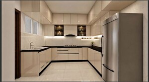 Kitchen in 2 BHK Apartment at Adarsh Park Heights, Varthur Road – for Rent