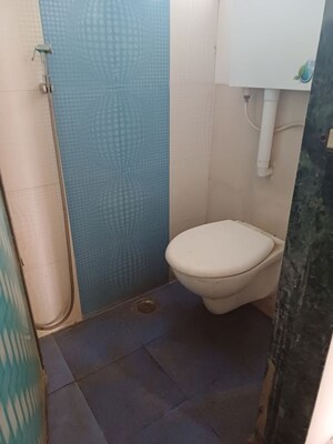 Bathroom in 1 BHK Apartment at Sai Ashish CHS, Ghansoli – for Rent