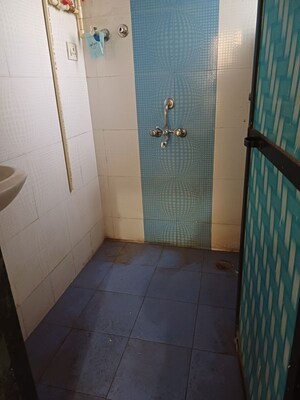 Bathroom in 1 BHK Apartment at Sai Ashish CHS, Ghansoli – for Rent