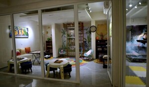 Living Room in 3 BHK Apartment at M3M Antalya Hills, Sector 79 – for Sale