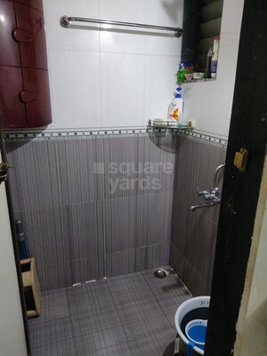 Bathroom in 1 BHK Apartment at Sai Ashish CHS, Ghansoli – for Rent