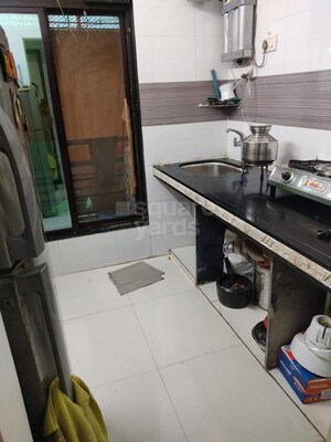 Kitchen in 1 BHK Apartment at Sai Ashish CHS, Ghansoli – for Rent