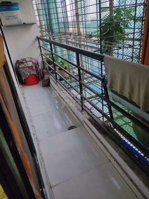 Balcony in 1 BHK Apartment at Sai Ashish CHS, Ghansoli – for Rent