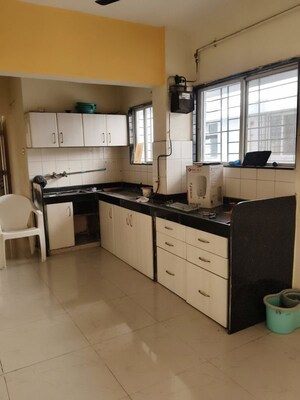 Kitchen in 3 BHK Apartment at Raviraj Gharonda, Pimple Saudagar – for Rent