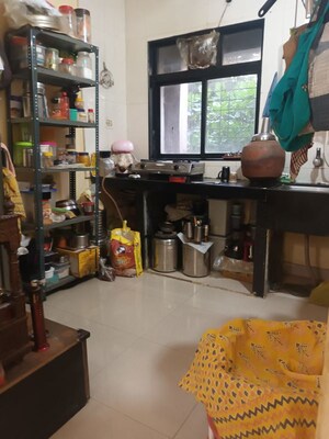 Kitchen in 1 BHK Apartment at Rekhi Sai Tulip, Ghansoli – for Rent