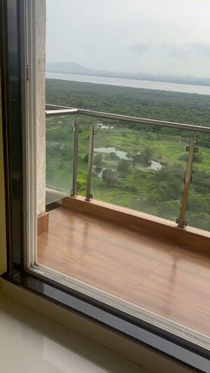 Balcony in 3 BHK Apartment at Sai Ganesh Ghansoli, Ghansoli – for Rent