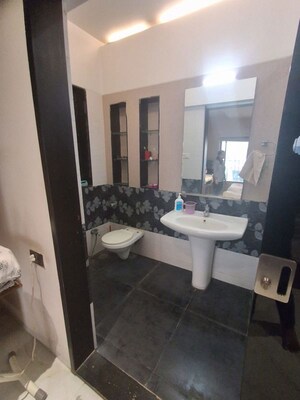 Attached Bathroom in 4 BHK Apartment at Rutuparna Apartments, Baner – for Sale