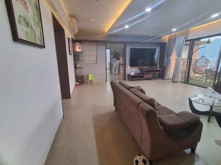 Living Room, rutuparna-apartments 4 Bedroom 3000 Sq.Ft. Apartment In Baner Pune 10779892