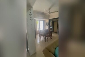 Dining area in 3 BHK Apartment at Yashwant CHS, Andheri West – for Rent