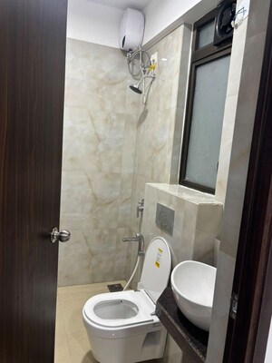 Bathroom in 1 BHK Apartment at Piramal Vaikunth, Balkum Pada – for Rent