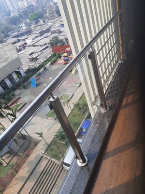 Balcony in 2 BHK Apartment at Siddhi Highland Haven, Balkum Pada – for Sale