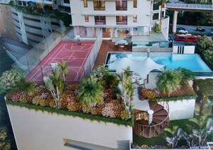 Balcony in 2 BHK Apartment at Naman Habitat, Andheri West – for Rent