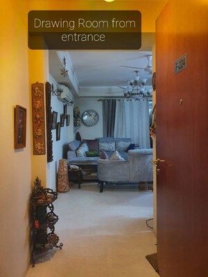 Living Room in 3 BHK Apartment at DLF Park Place, Sector 54 – for Sale
