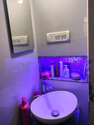Bathroom in 1 RK Apartment at Swagat Majas Madhu Chs LTD, Andheri East – for Rent