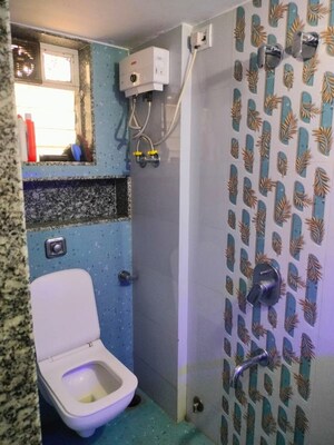 Bathroom in 1 RK Apartment at Swagat Majas Madhu Chs LTD, Andheri East – for Rent