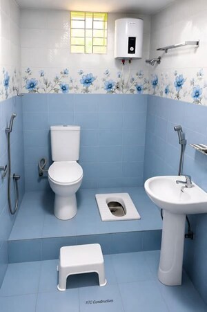 Bathroom in 2 BHK Apartment at Idpl Colony – for Sale