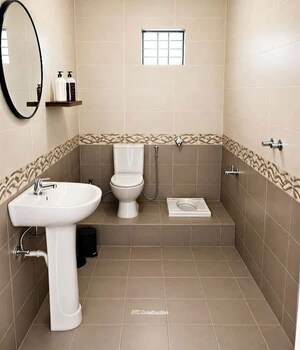 Bathroom in 2 BHK Apartment at Idpl Colony – for Sale