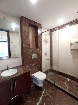 Bathroom in 4 BHK Builder Floor at Greater Kailash – for Rent