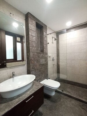 Bathroom in 4 BHK Builder Floor at Greater Kailash – for Rent