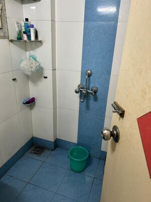 Bathroom in 1 BHK Apartment at Bindra Complex, Andheri East – for Rent