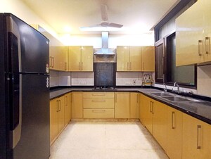 Kitchen in 3 BHK Builder Floor at Greater Kailash – for Rent