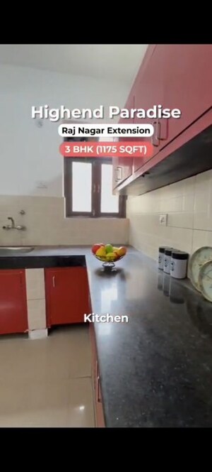 Kitchen in 3 BHK Apartment at High End Paradise II, Raj Nagar Extension – for Sale