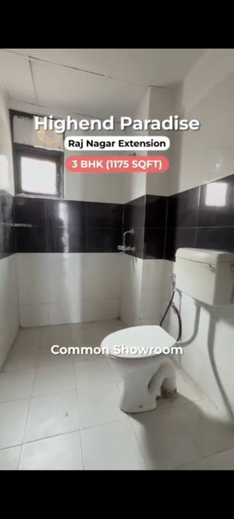 Attached Bathroom, high-end-paradise-ii 3 Bedroom 1175 Sq.Ft. Apartment In Raj Nagar Extension Ghaziabad 10780107