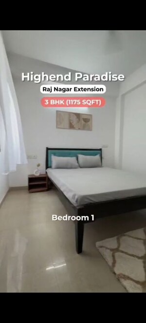 Master Bedroom in 3 BHK Apartment at High End Paradise II, Raj Nagar Extension – for Sale