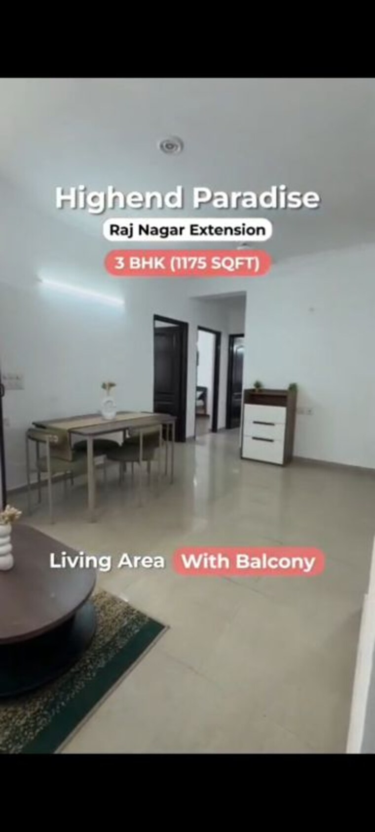 Other, high-end-paradise-ii 3 Bedroom 1175 Sq.Ft. Apartment In Raj Nagar Extension Ghaziabad 10780107