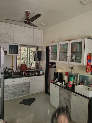Kitchen in 3 BHK Apartment at Bhat – for Rent