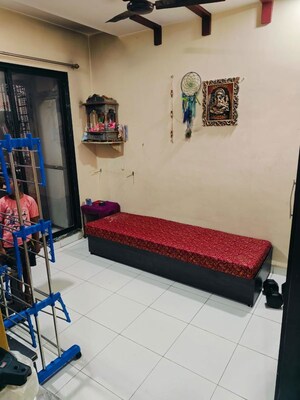 Bedroom in 3 BHK Apartment at Hari Mahal CHS, New Panvel East – for Sale