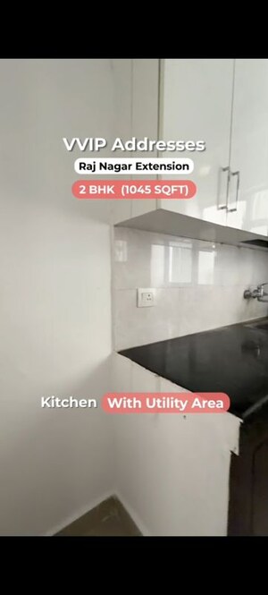 Kitchen in 2 BHK Apartment at VVIP Addresses, Raj Nagar Extension – for Sale