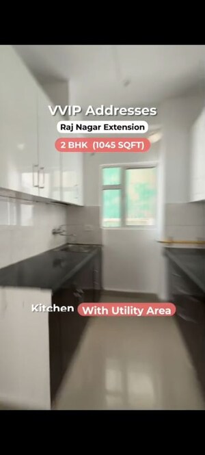 Kitchen in 2 BHK Apartment at VVIP Addresses, Raj Nagar Extension – for Sale