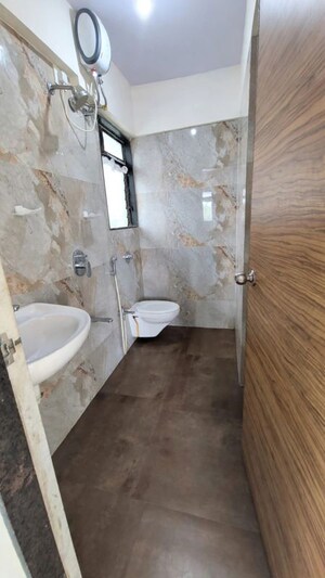 Bathroom in 1 BHK Apartment at Prayag Heights, Dindoshi – for Rent