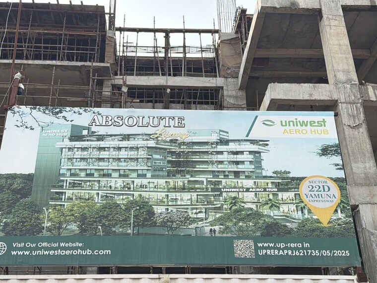 Exterior View, uniwest-aero-hub Studio 525 Sq.Ft. Apartment In Sector 22d Yamuna Expressway Greater Noida 10780295