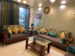 Living Room in 4 BHK Apartment at Tain Square, Wanwadi – for Rent
