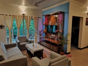 Living Room in 2 BHK Apartment at Siolim – for Rent