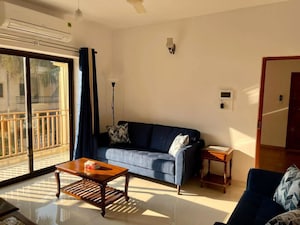 Living Room in 1 BHK Apartment at Siolim – for Rent
