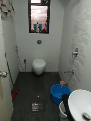 Bathroom in 2 BHK Apartment at Lokhandwala Whispering Palms, Kandivali East – for Rent