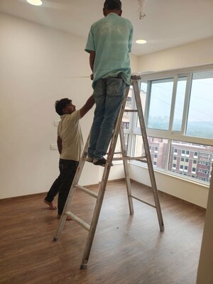 Staircase in 2 BHK Apartment at Group Satellite Elegance, Goregaon East – for Rent