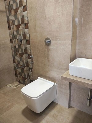 Bathroom in 2 BHK Apartment at Group Satellite Elegance, Goregaon East – for Rent