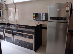 Kitchen in 2 BHK Apartment at Raheja Gardens, Wanwadi – for Rent
